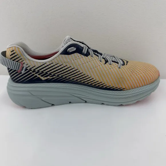 HOKA ONE ONE Rincon 2 Men's Size 9.5 Running Shoes Orange Gray