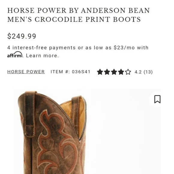 Horse Power Mens Boots