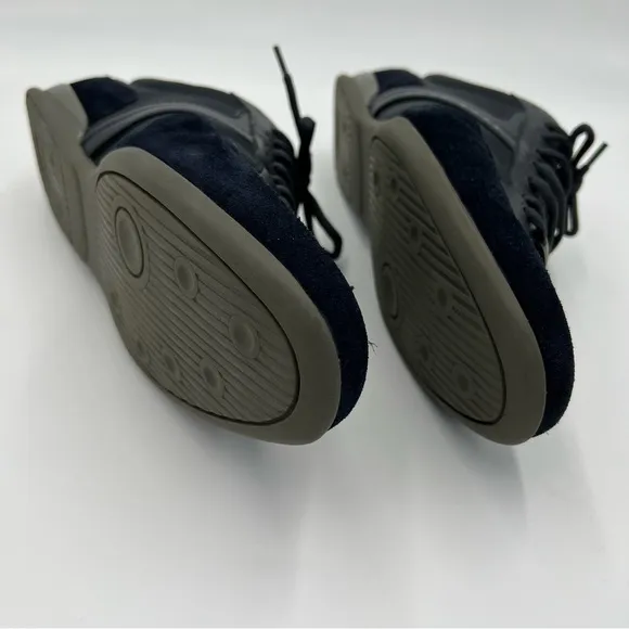 HUGO BOSS MIXED-MATERIAL TRAINERS WITH SUEDE AND FAUX LEATHER SNEAKERS