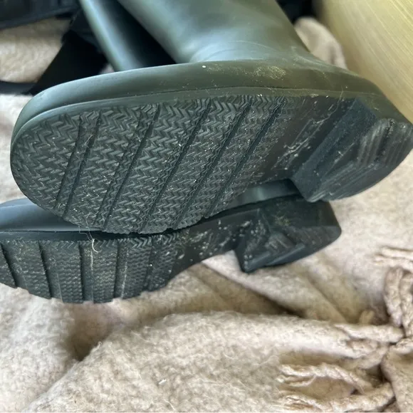 Hunter Black Waterproof Original Tall Matte Rain Boots