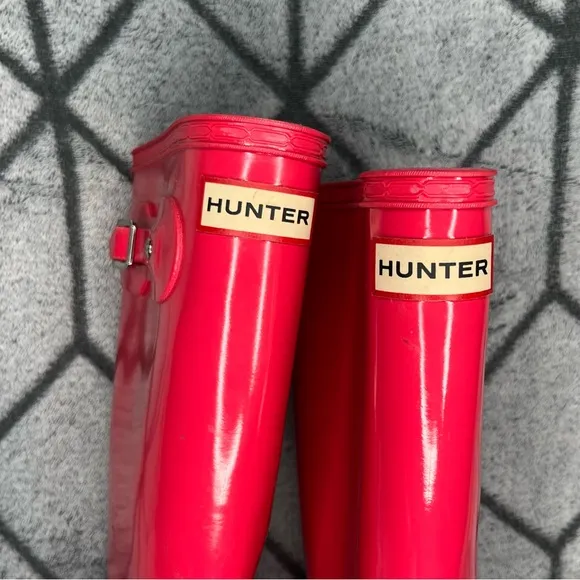 Hunter Boots Hot Pink Waterproof Rain Snow Boots