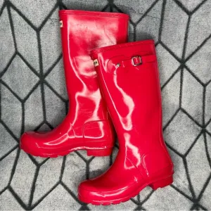 Hunter Boots Hot Pink Waterproof Rain Snow Boots
