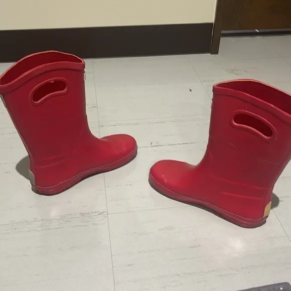 Hunter For Target Wellies Red Waterproof Rain Boots Size 3