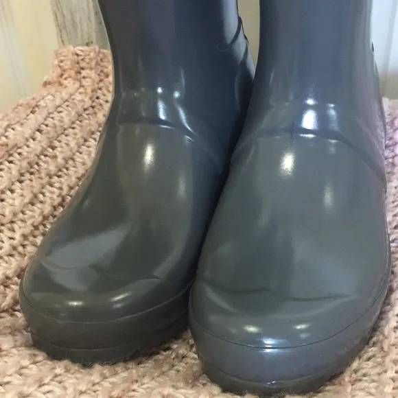 Hunter Original Gloss Tall Boots Graphite Gray