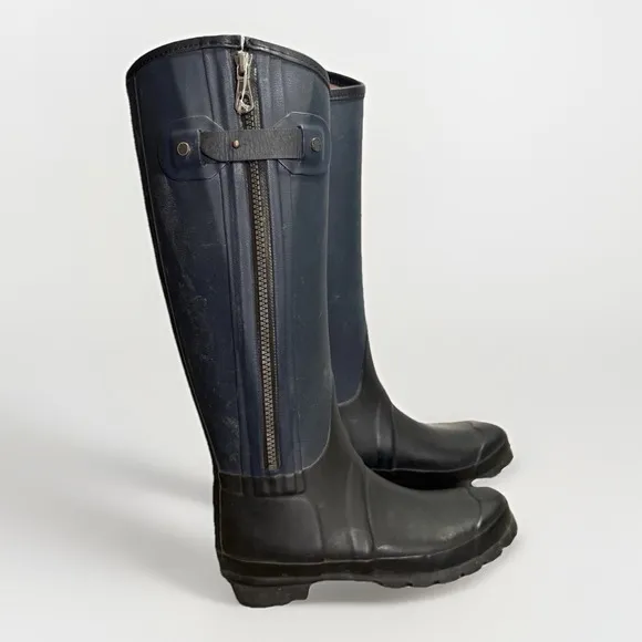 Hunter X Rag &amp; Bone Black Rain Boots Rain Boots Women's Size 37 (6-6.5)