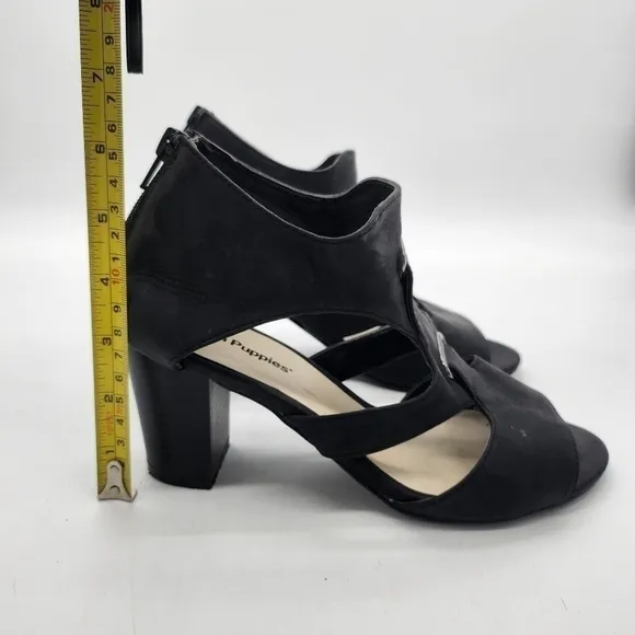 Hush Puppies Womens Russo Slip On Heeled Sandal Shoes Size 7M