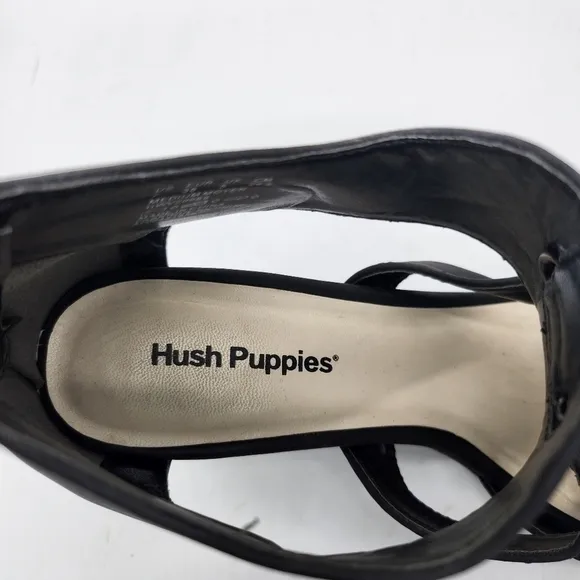 Hush Puppies Womens Russo Slip On Heeled Sandal Shoes Size 7M