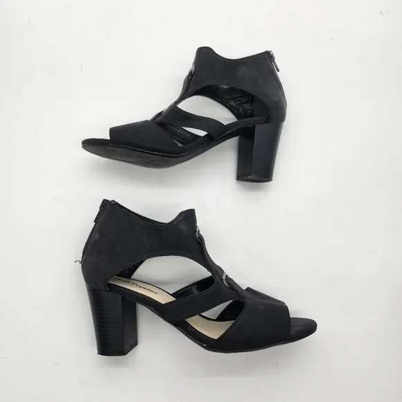 Hush Puppies Womens Russo Slip On Heeled Sandal Shoes Size 7M