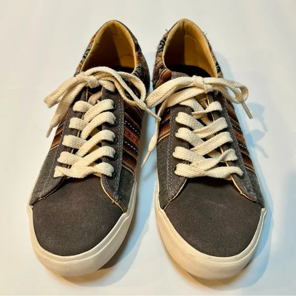 Inkkas Cusco Indian Blanket Casual Skate or Deck Shoes Women’s Size 8 Mens 6