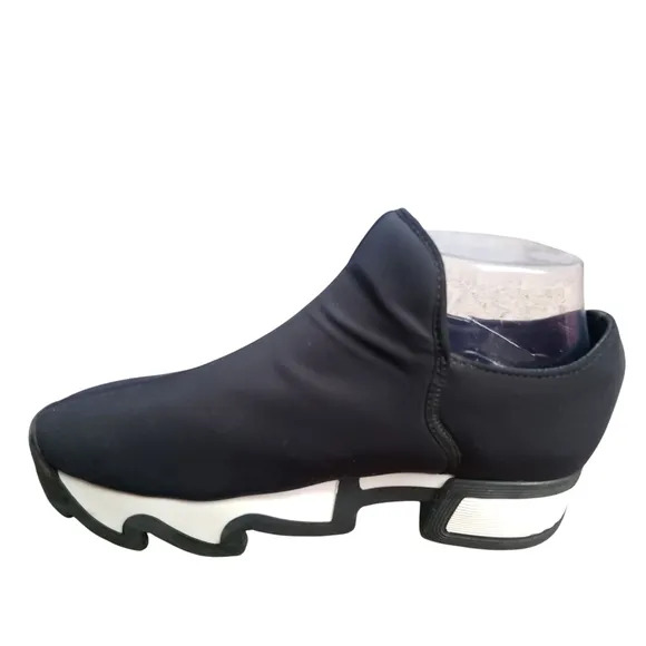iRi WES I Sneaker Womens Black 38 Outline Low Top Neoprene Made In Italy Shoes