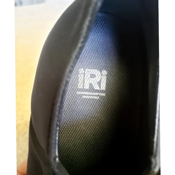 iRi WES I Sneaker Womens Black 38 Outline Low Top Neoprene Made In Italy Shoes