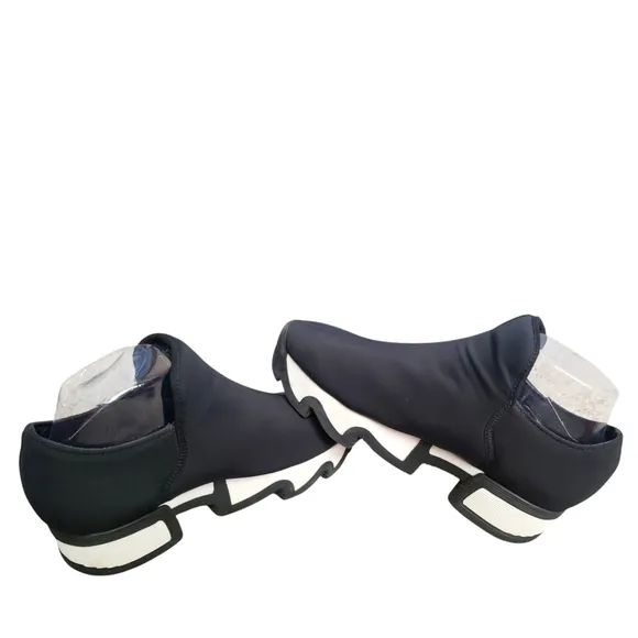 iRi WES I Sneaker Womens Black 38 Outline Low Top Neoprene Made In Italy Shoes