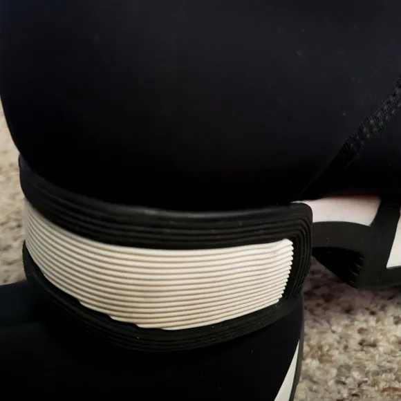 iRi WES I Sneaker Womens Black 38 Outline Low Top Neoprene Made In Italy Shoes