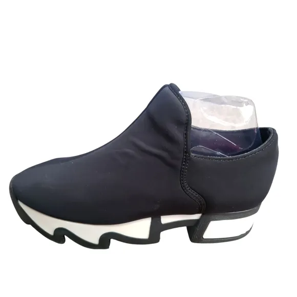iRi WES I Sneaker Womens Black 38 Outline Low Top Neoprene Made In Italy Shoes