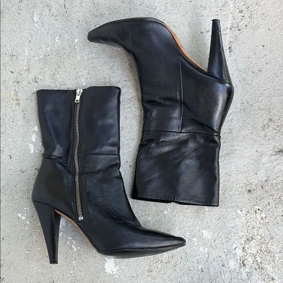 IRO Black Leather Women's Boots