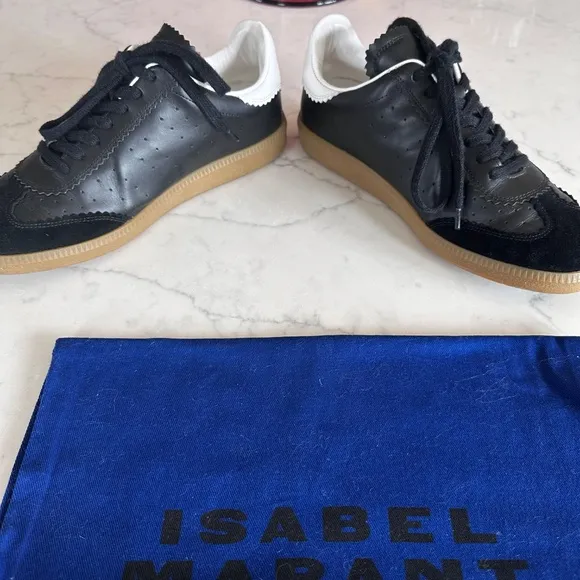 Isabel Marant Bryce Sneakers, size FR 38, black