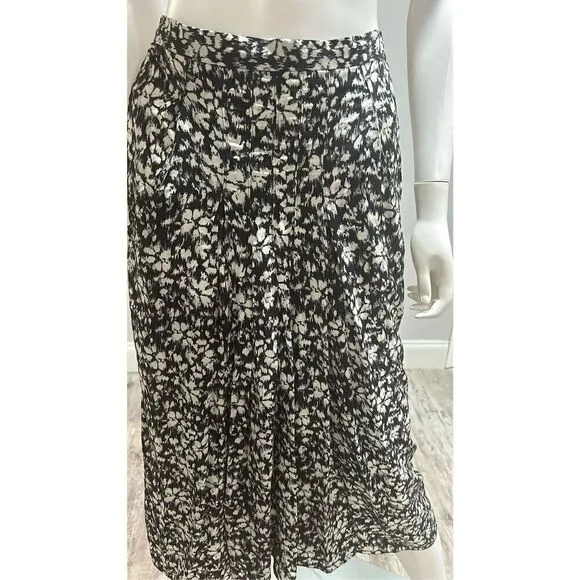 Isabel Marant City Flou Eolia Floral Knee Length Skirt Size 2 (34)