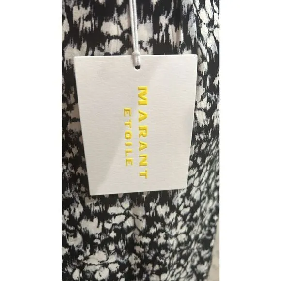 Isabel Marant City Flou Eolia Floral Knee Length Skirt Size 2 (34)