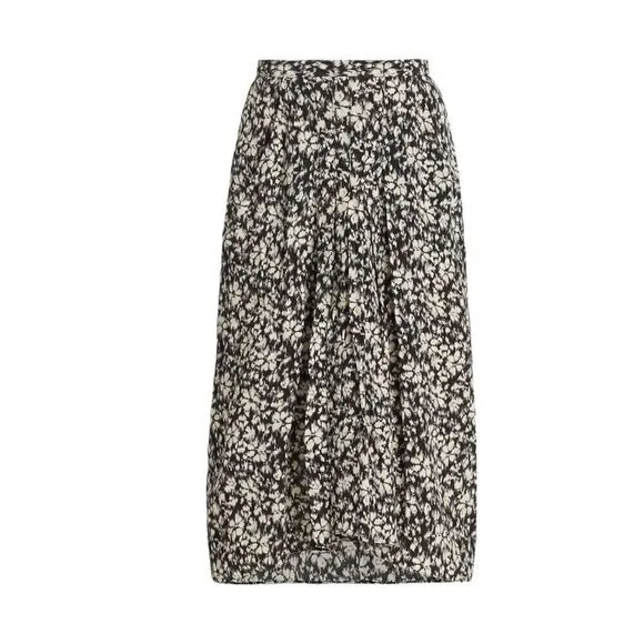 Isabel Marant City Flou Eolia Floral Knee Length Skirt Size 2 (34)