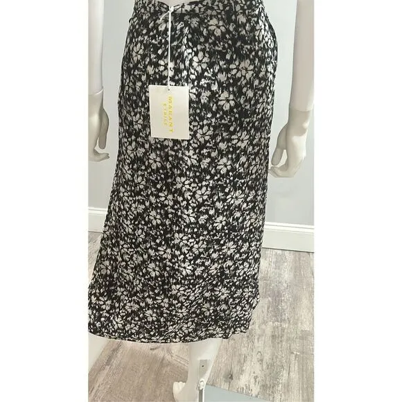 Isabel Marant City Flou Eolia Floral Knee Length Skirt Size 2 (34)