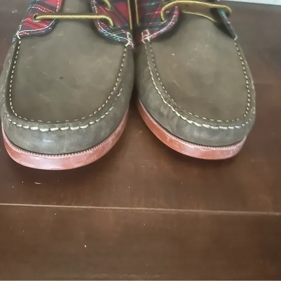 Jack Rogers Easton leather slip on boat shoes 11