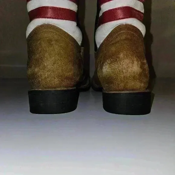 J.B. Dillon Americana Leather Boots Youth size 2