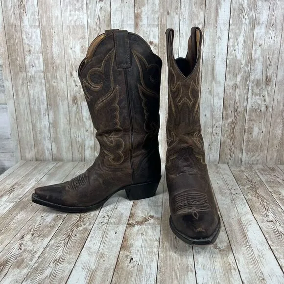 Jb Dillon Genuine goat leather‎ weatern boots Womens 6.5 wide