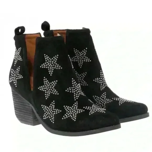 Jeffrey Campbell Asterail Boots Black size 6