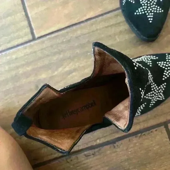 Jeffrey Campbell Asterail Boots Black size 6