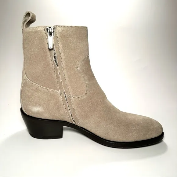 Jimmy Choo - Kaia K-Jessie Ankle Boots Beige Suede  Size 38 or U.S. 8 New…