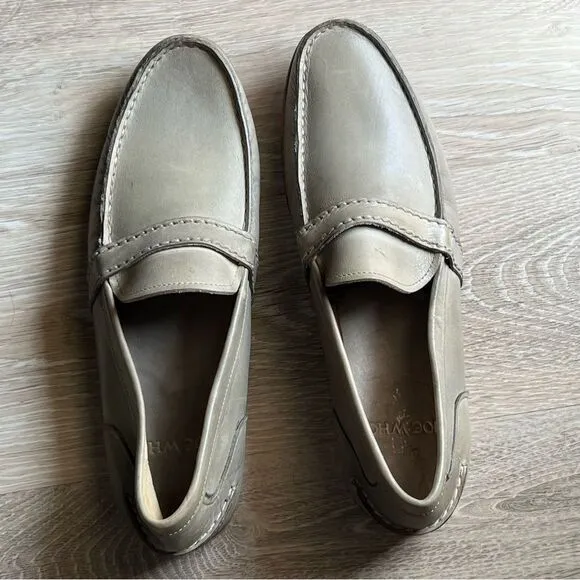 Joe Who Shoes Loafer Venus 3 Tampnato Leather Handmade Portugal Gray 41  US 8.5
