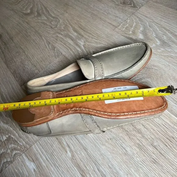Joe Who Shoes Loafer Venus 3 Tampnato Leather Handmade Portugal Gray 41  US 8.5
