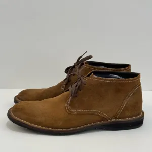John Vartaros Men’s Brown Suede Chukka Boots -9.5
