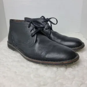 John Varvatos Hipster Men's Boots Size 11.5 Chukka Black Soft Leather