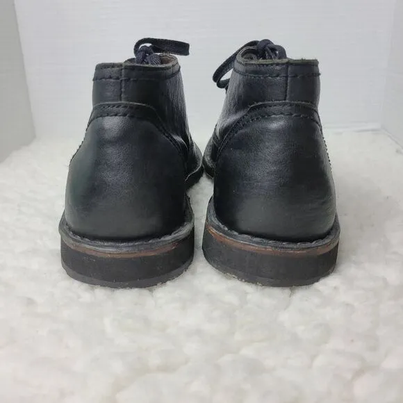 John Varvatos Hipster Men's Boots Size 11.5 Chukka Black Soft Leather