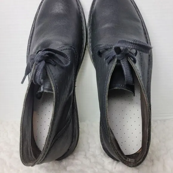 John Varvatos Hipster Men's Boots Size 11.5 Chukka Black Soft Leather