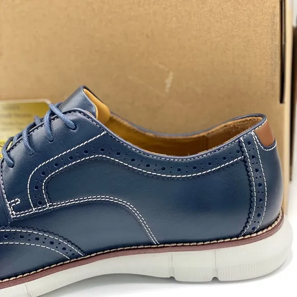 JOHNSON &amp; MURPHY HOLDEN LEATHER WINGTIP OXFORD