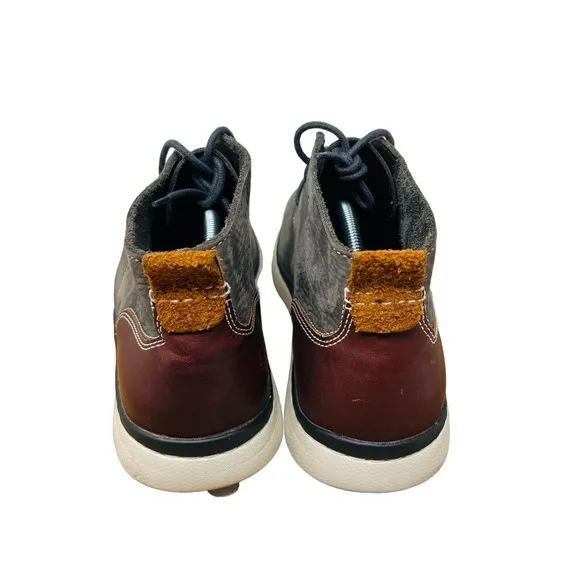 Johnson &amp; Murphy Mens Boots Farley 25-2757 Nubuck Leather Chukka‎ Gray Size 11M