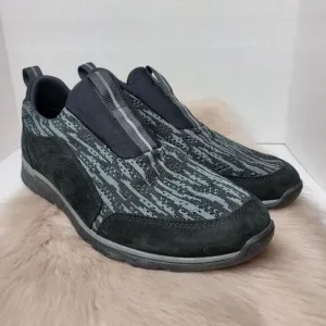 Johnston &amp; Murphy Black Fabric Slip Ons 253215 Mens Shoes Size 11