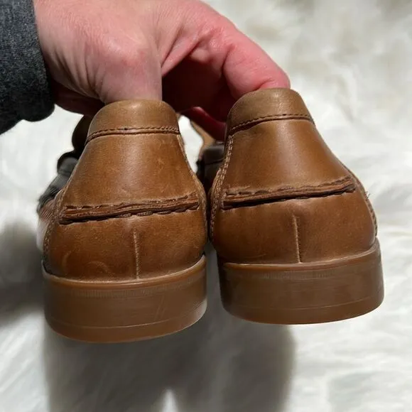 Johnston &amp; Murphy Cresswell Huarache Weave Venetian Size 11.  B88