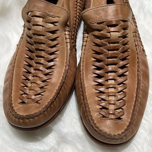 Johnston &amp; Murphy Cresswell Huarache Weave Venetian Size 11.  B88