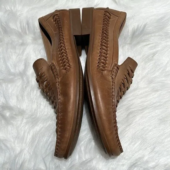 Johnston &amp; Murphy Cresswell Huarache Weave Venetian Size 11.  B88