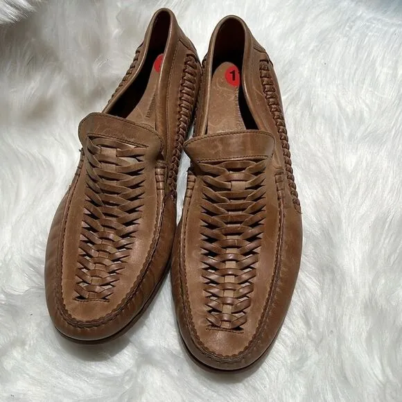 Johnston &amp; Murphy Cresswell Huarache Weave Venetian Size 11.  B88