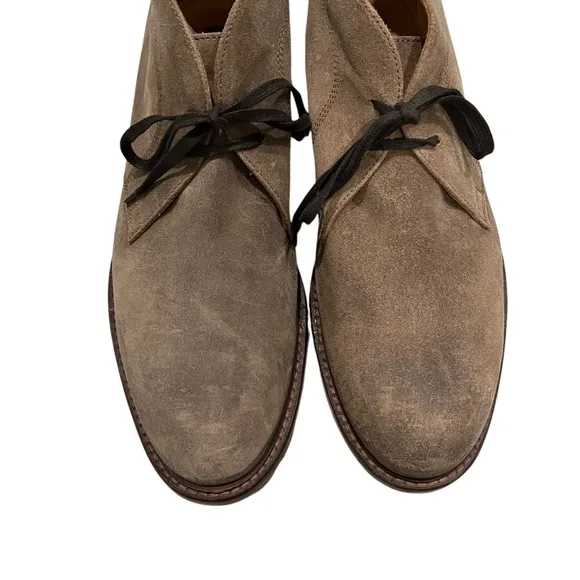 Johnston &amp; Murphy Distressed Nubuck Leather Chukka Boots, Sz 10.5