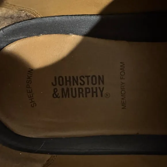 Johnston &amp; Murphy Holden Plain Toe Casual Dress Shoes Size 13M Black