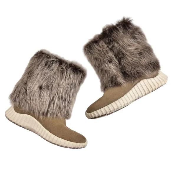 Johnston &amp; Murphy Kari Suede Shearling Boots