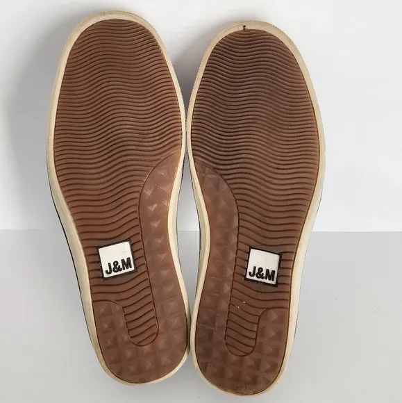 Johnston &amp; Murphy McGuffey Woven Men’s 8M Brown Leather Slip-On Shoes