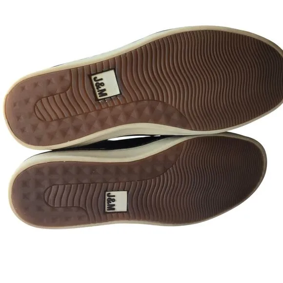 Johnston &amp; Murphy Men's McGuffey Skull Embossed Slip-On Shoes 9 1/2 M