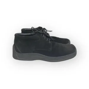 Johnston &amp; Murphy ❁ Suede Lace Up Chukka Ankle Boots Handcrafted Shoe ❁ Black 11