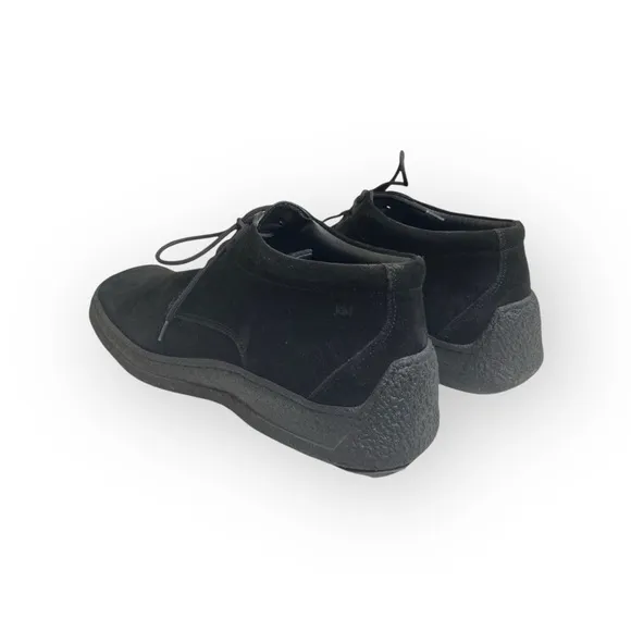 Johnston &amp; Murphy ❁ Suede Lace Up Chukka Ankle Boots Handcrafted Shoe ❁ Black 11